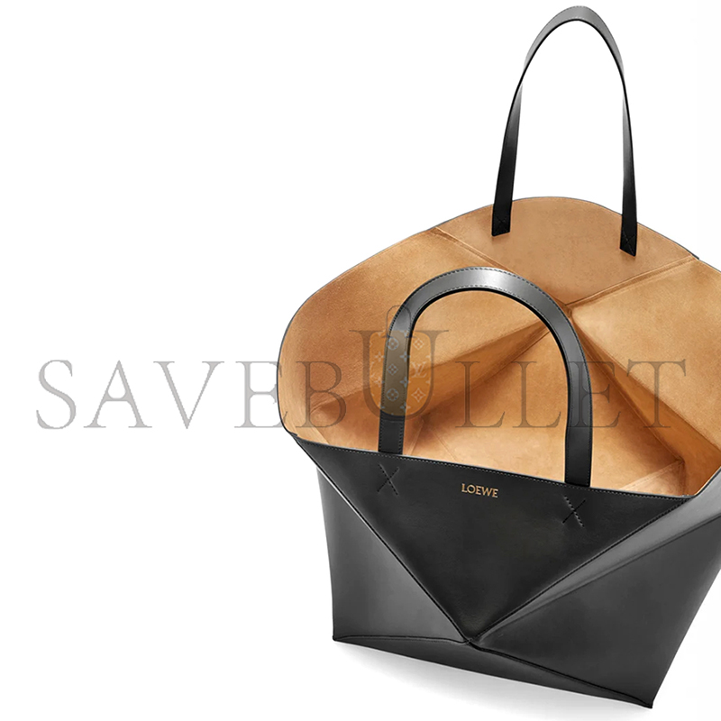 L0ew* xxl puzzle fold tote in shiny calfskin b510pfmx01 (73*36.6*36.5cm)